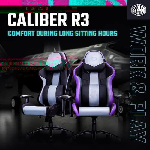 Cooler Master Caliber R3 Gaming Chair (Purple-Black)